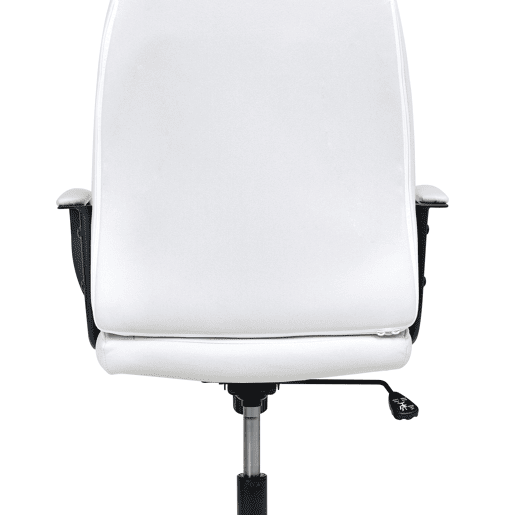Cadeira de escritório REBEL Tecido Branco creme