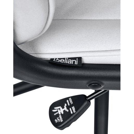 Cadeira de escritório REBEL Tecido Branco creme