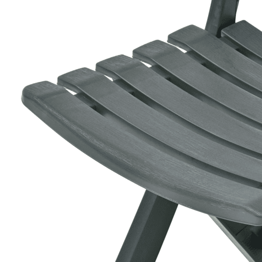 vidaXL Cadeiras de jardim dobráveis 2 pcs plástico verde