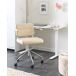 Beliani Silla de oficina CANDOR Beliani Silla de oficina CANDOR Crema