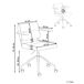 Beliani Silla de oficina CANDOR Beliani Silla de oficina CANDOR Crema