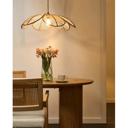 Candeeiro suspenso NIGUA Rattan Natural Candeeiro suspenso NIGUA Rattan Natural