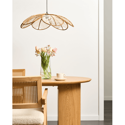 Candeeiro suspenso NIGUA Rattan Natural Candeeiro suspenso NIGUA Rattan Natural