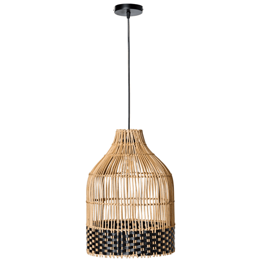 Candeeiro suspenso GILO Rattan Natural Candeeiro suspenso GILO Rattan Natural