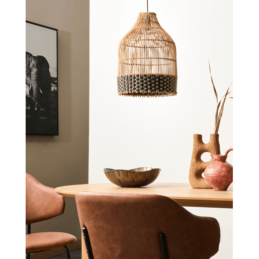 Candeeiro suspenso GILO Rattan Natural Candeeiro suspenso GILO Rattan Natural