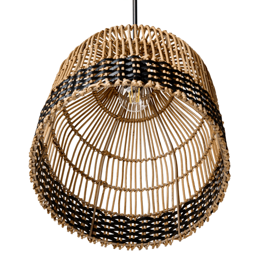 Candeeiro suspenso GILO Rattan Natural Candeeiro suspenso GILO Rattan Natural