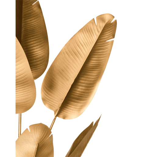 Planta artificial BANANA TREE 123 cm Dourado