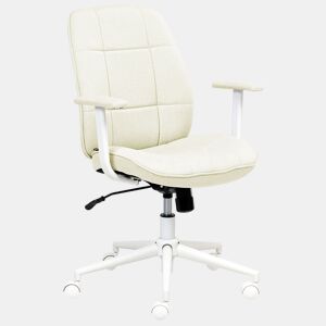 Cadeira de escritório CARLTON Tecido Creme