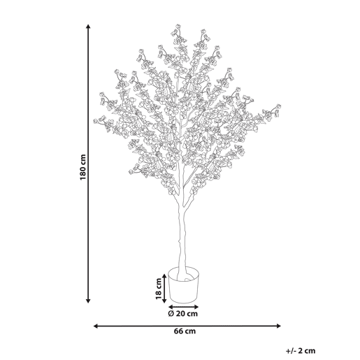 Planta artificial CHERRY TREE 180 cm Rosa