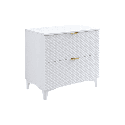 Móvel de apoio Cléa 80 cm com pernas, branco Móvel de apoio Cléa 80 cm com pernas, branco