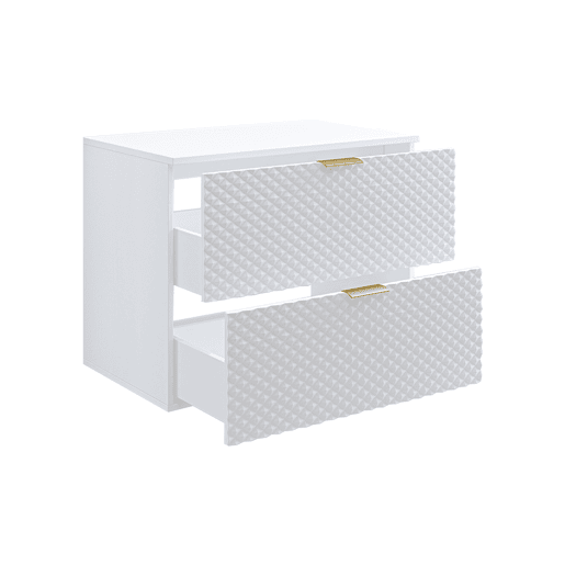 Móvel de apoio Cléa 80 cm com pernas, branco Móvel de apoio Cléa 80 cm com pernas, branco