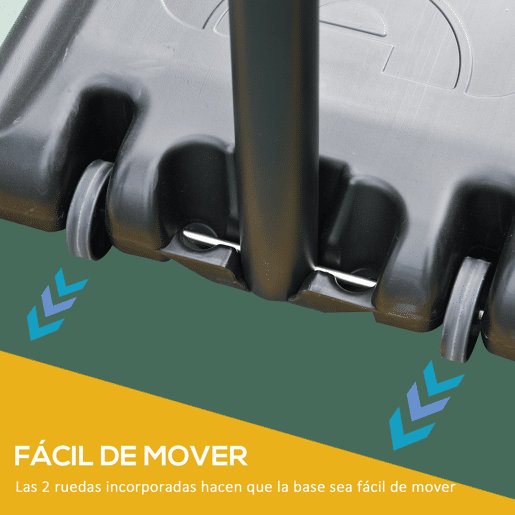 HOMCOM Cesta de Basquetebol de Exterior com Altura Ajustável 220-365 cm Aro de Basquetebol com Suporte Cesta de Basquetebol com Rodas Base Recarregável Preto