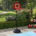 Canasta de Baloncesto Acero, PE SPORTNOW Canasta de Baloncesto Acero, PE SPORTNOW Negro