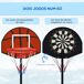 Canasta de Baloncesto Acero, PE SPORTNOW Canasta de Baloncesto Acero, PE SPORTNOW Negro