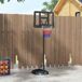 Canasta de Baloncesto Acero, PE SPORTNOW Canasta de Baloncesto Acero, PE SPORTNOW Negro
