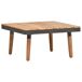 Set de muebles de jardín 4 piezas con cojines madera de acacia Set de muebles de jardín 4 piezas con cojines madera de acacia Gris