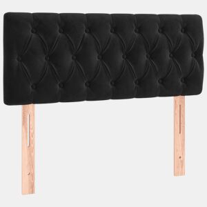 vidaXL Cabeceira de cama veludo 100x7x7888 cm preto