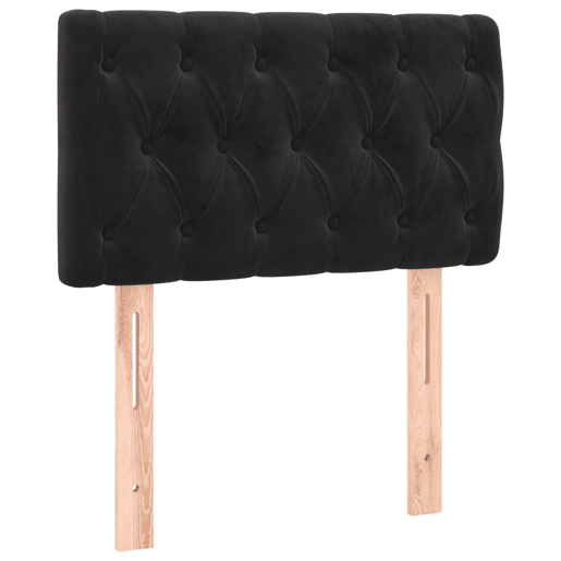 vidaXL Cabeceira de cama veludo 80x7x7888 cm preto vidaXL Cabeceira de cama veludo 80x7x7888 cm preto