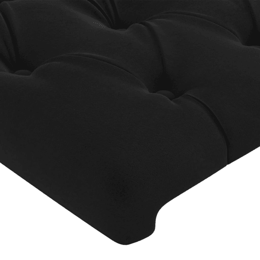 vidaXL Cabeceira de cama veludo 80x7x7888 cm preto vidaXL Cabeceira de cama veludo 80x7x7888 cm preto