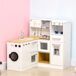 Cocina de Juguete MDF, PP HOMCOM, juguetes y aficiones - juguetes Cocina de Juguete MDF, PP HOMCOM, juguetes y aficiones - juguetes Blanco