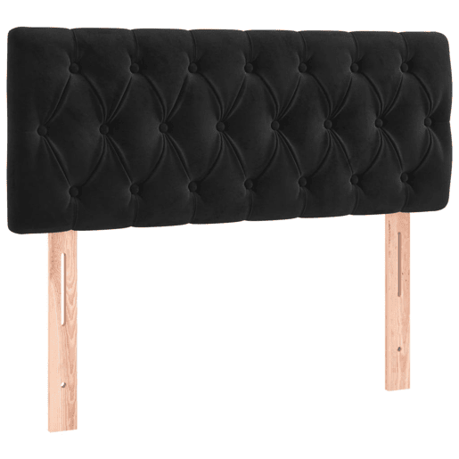 vidaXL Cabeceira de cama veludo 90x7x7888 cm preto