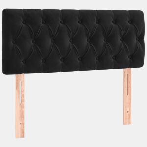 vidaXL Cabeceira de cama veludo 90x7x7888 cm preto