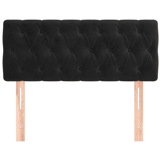 vidaXL Cabeceira de cama veludo 90x7x7888 cm preto
