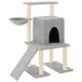 Árbol Para Gatos Árbol Para Gatos Gris Claro