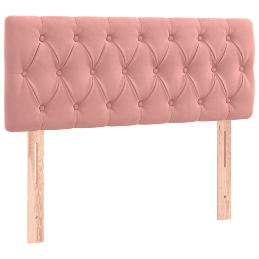 vidaXL Cabeceira de cama veludo 90x7x7888 cm rosa