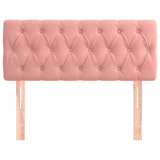 vidaXL Cabeceira de cama veludo 90x7x7888 cm rosa