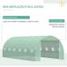 Invernadero de Jardín Acero galvanizado, PE Outsunny Invernadero de Jardín Acero galvanizado, PE Outsunny Verde