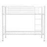 Beliche ADAM - 90 x 190 cm - Metal - Branco