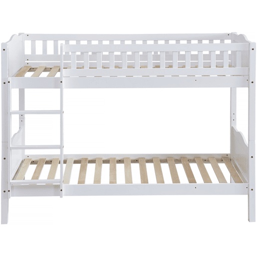 Beliche infantil Gabriel - Madeira - Branco - 90 x 190 cm