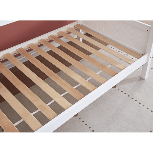 Beliche infantil Gabriel - Madeira - Branco - 90 x 190 cm