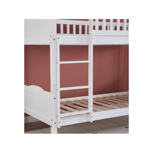 Beliche infantil Gabriel - Madeira - Branco - 90 x 190 cm