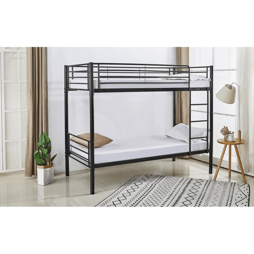 Beliche ADAM - 90 x 190 cm - Metal - Preto