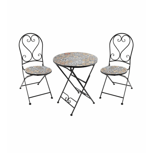 Tuinstoel Praha Preto Exterior Ferro (39 x 47 x 94 cm) Tuinstoel Praha Preto Exterior Ferro (39 x 47 x 94 cm)