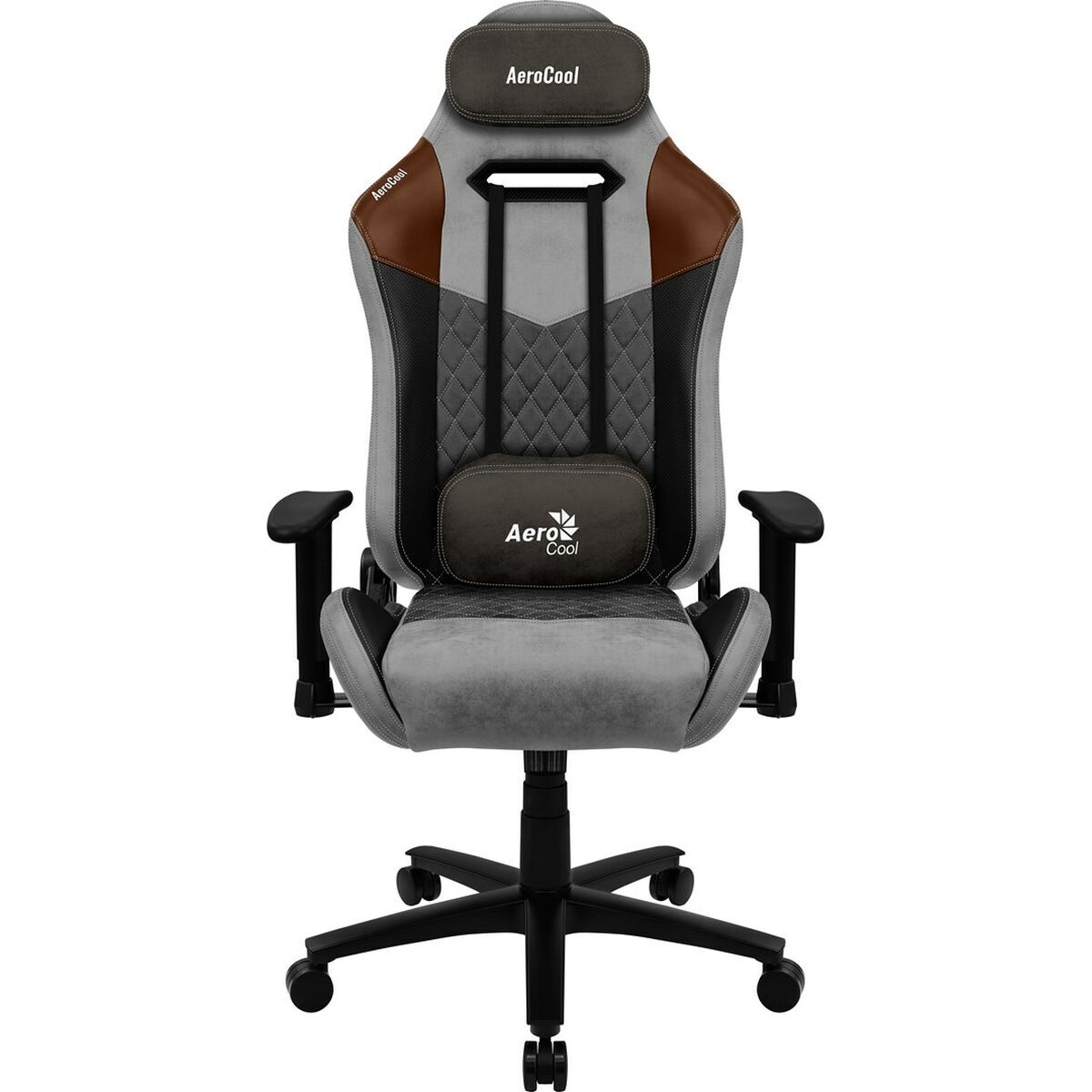 Silla Gaming DUKE AeroSuede Negro/ Gris
