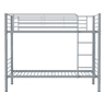 Beliche ADAM - 90 x 190 cm - Metal - Cinza