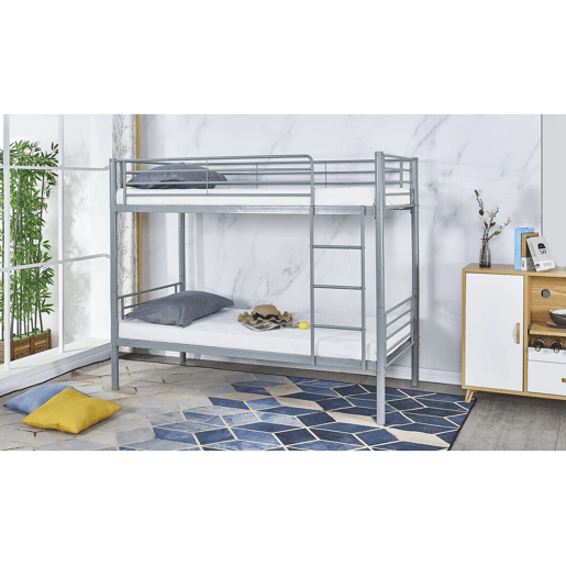 Beliche ADAM - 90 x 190 cm - Metal - Cinza Beliche ADAM - 90 x 190 cm - Metal - Cinza