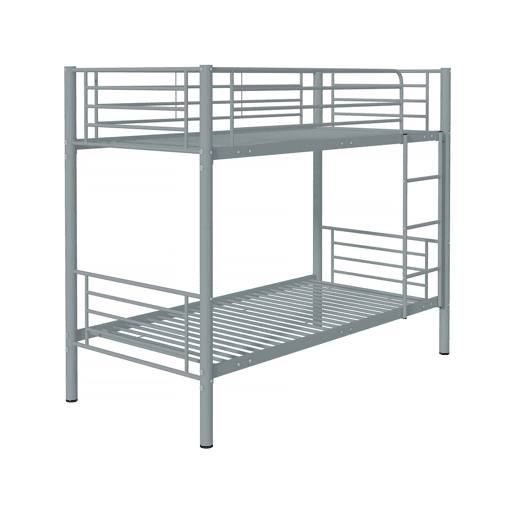 Beliche ADAM - 90 x 190 cm - Metal - Cinza Beliche ADAM - 90 x 190 cm - Metal - Cinza