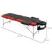 Camilla de Masaje Plegable PVC, Aluminio, Esponja, Plástico Camilla de Masaje Plegable PVC, Aluminio, Esponja, Plástico Rojo