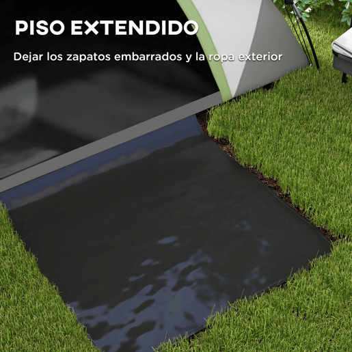 Outsunny Tenda de Campismo para 1-2 Pessoas Tenda de Campismo Dobrável com Janela e Bolsa de Transporte Impermeável 3000 mm 210x150x110 cm Verde