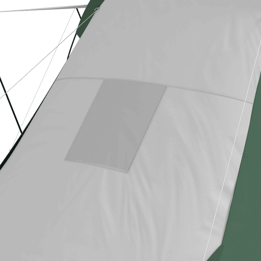 Outsunny Tenda de Campismo Familiar para 4-6 Pessoas com 2 Dormitórios Tenda de Campismo Grande Impermeável 3000 mm com Bolsa de Transporte 555x225x190 cm Cinza e Verde