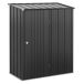 Cobertizo de Jardín Acero Galvanizado Outsunny Cobertizo de Jardín Acero Galvanizado Outsunny Negro