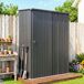 Cobertizo de Jardín Acero Galvanizado Outsunny Cobertizo de Jardín Acero Galvanizado Outsunny Negro