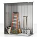 Cobertizo de Jardín Acero Galvanizado Outsunny Cobertizo de Jardín Acero Galvanizado Outsunny Negro