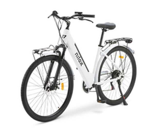 Bicicleta eléctrica nilox j7 blanco 250 w 28"