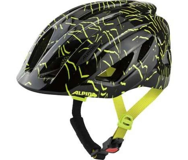 Casco de ciclismo para adultos alpina a9761133 amarillo negro estampado