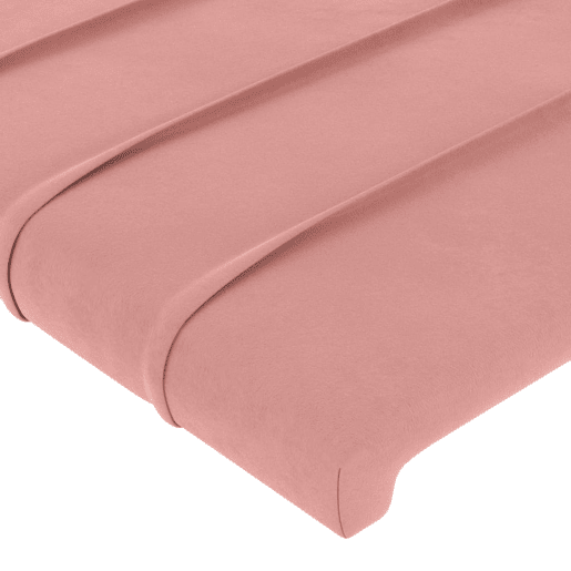 vidaXL Cabeceira cama c abas veludo 103x23x118128 cm rosa vidaXL Cabeceira cama c abas veludo 103x23x118128 cm rosa